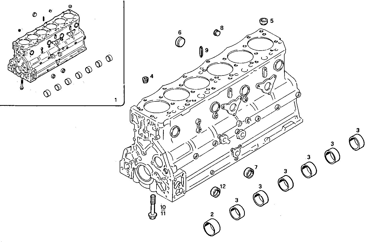 CRANKCASE parts diagram