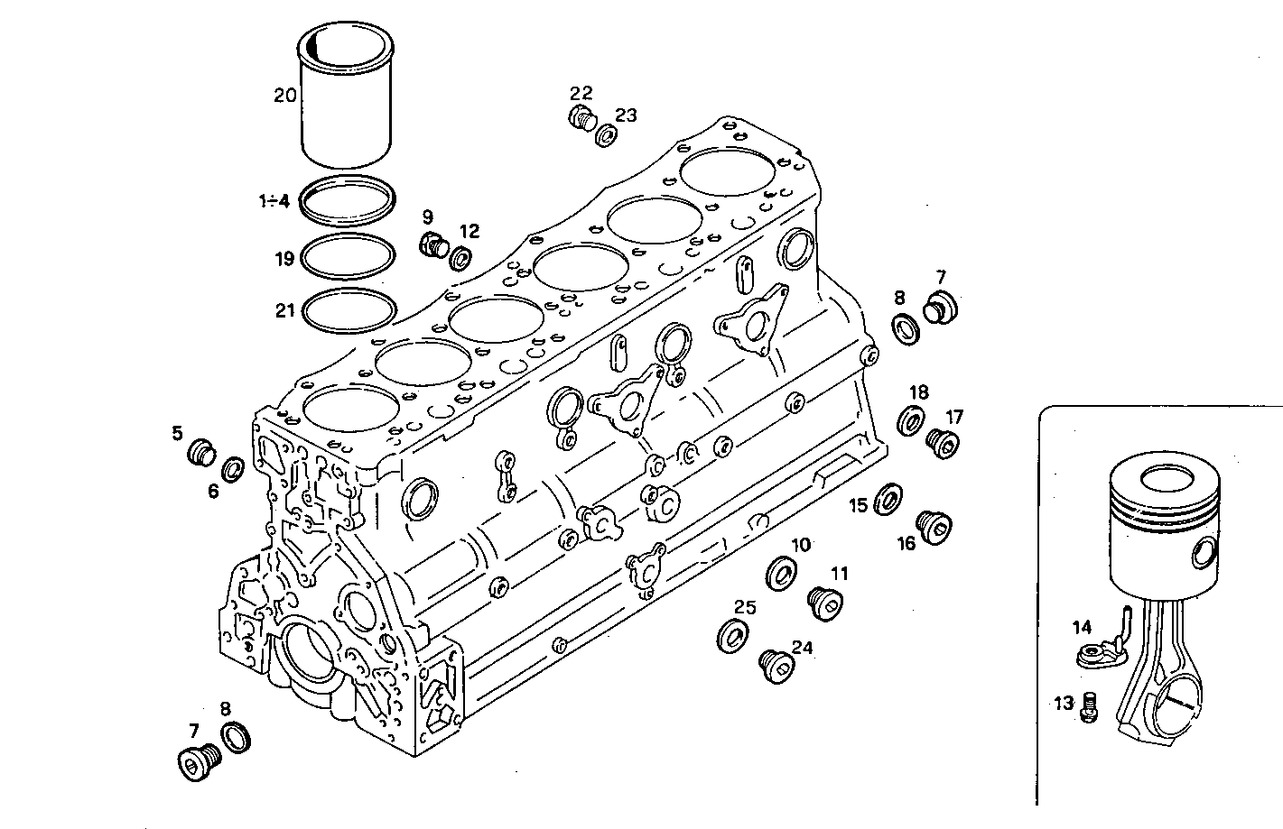 CRANKCASE parts diagram