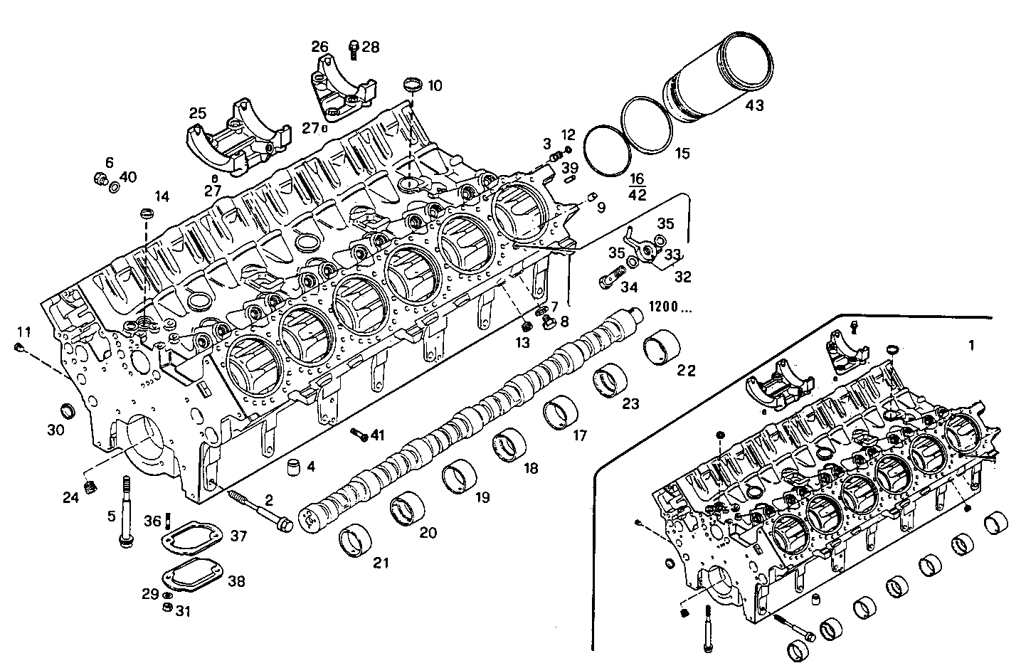 CRANKCASE parts diagram