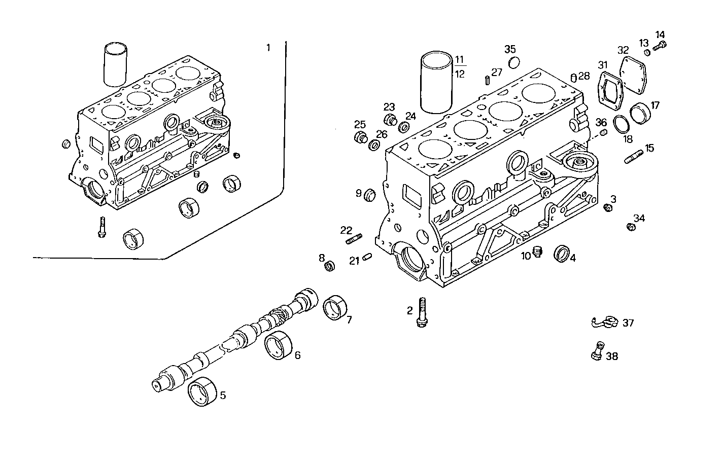 CRANKCASE parts diagram