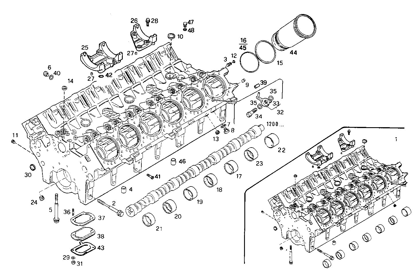 CRANKCASE parts diagram