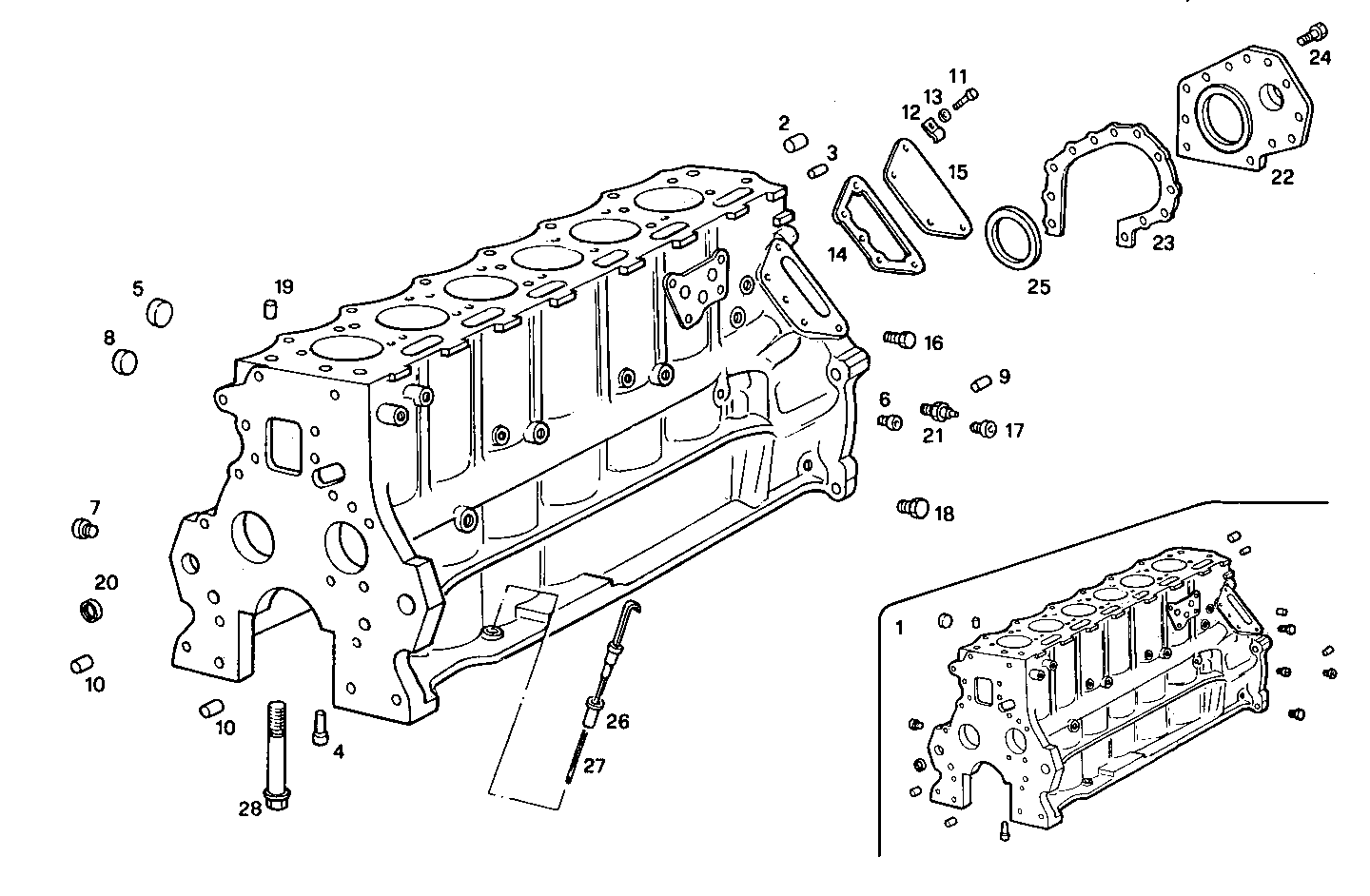 CRANKCASE parts diagram