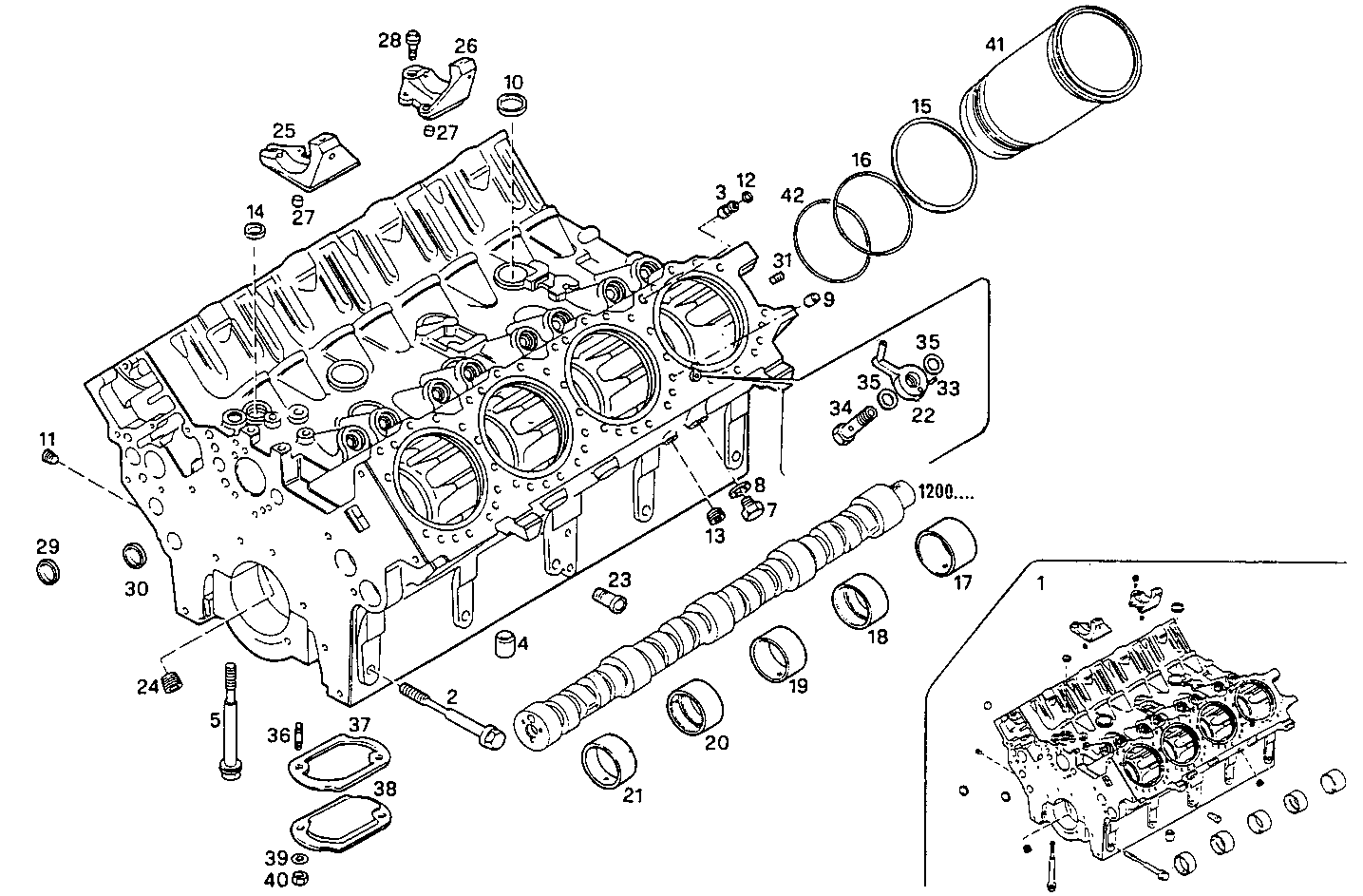CRANKCASE parts diagram