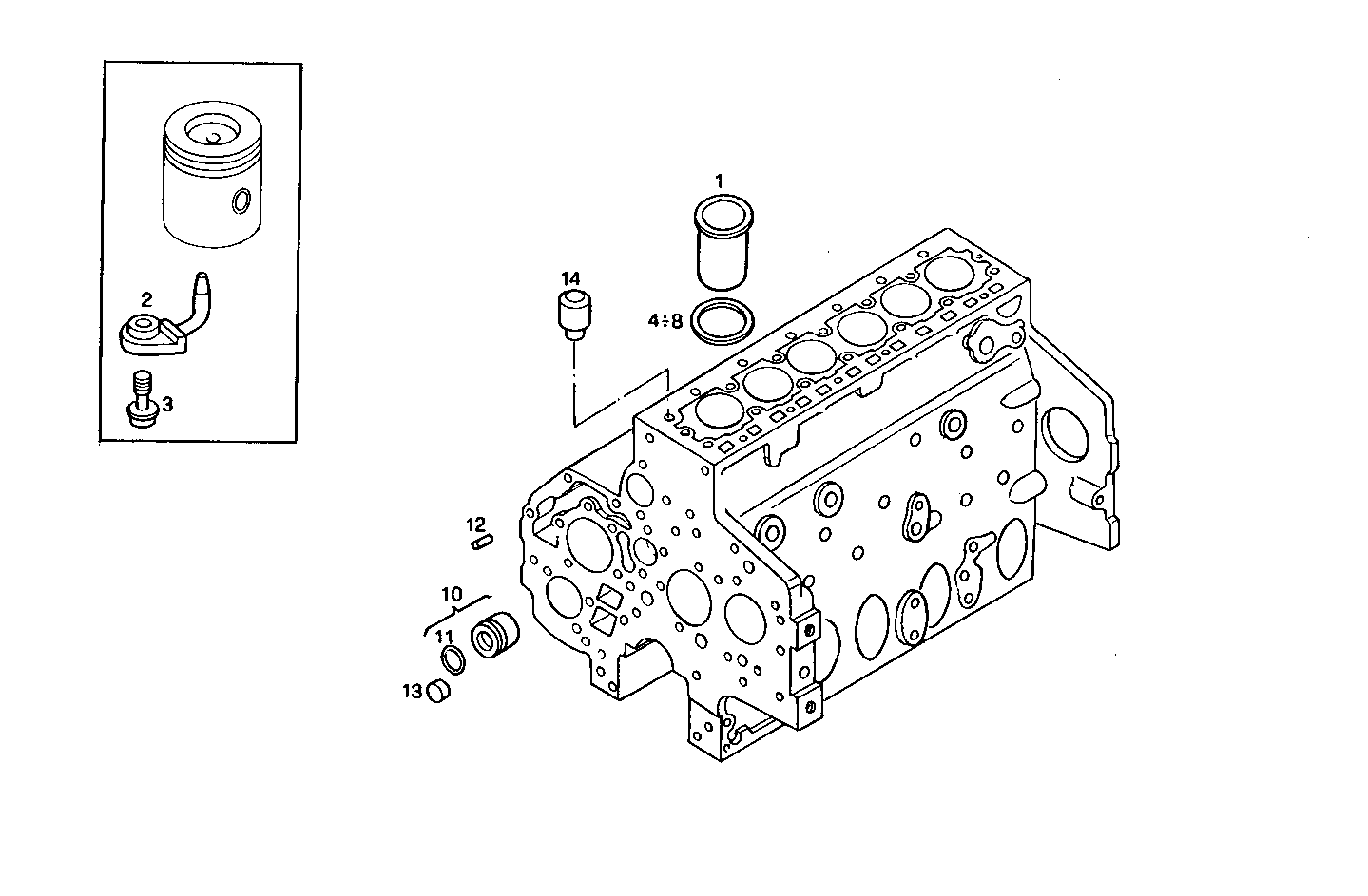 CRANKCASE parts diagram