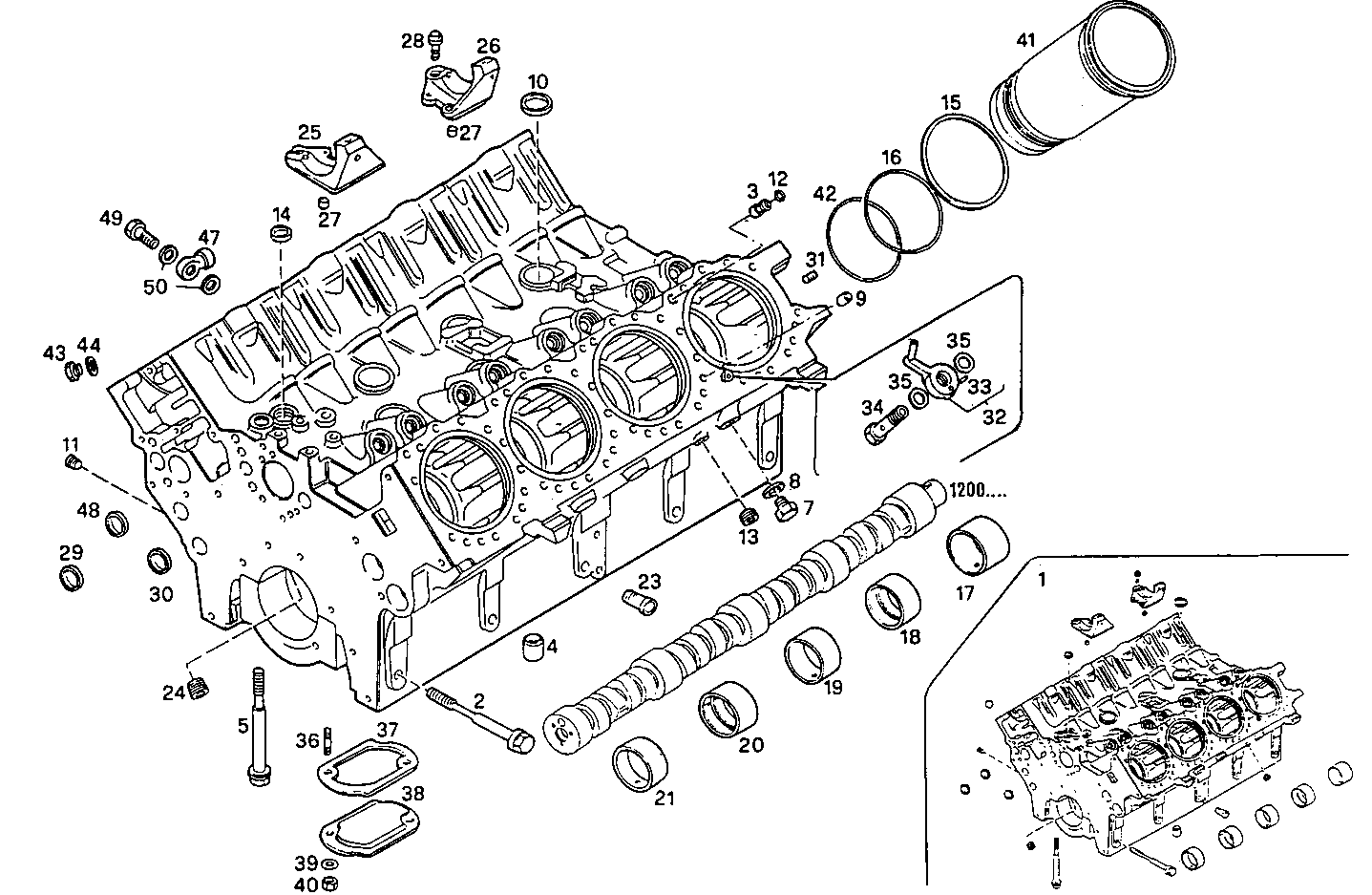 CRANKCASE parts diagram