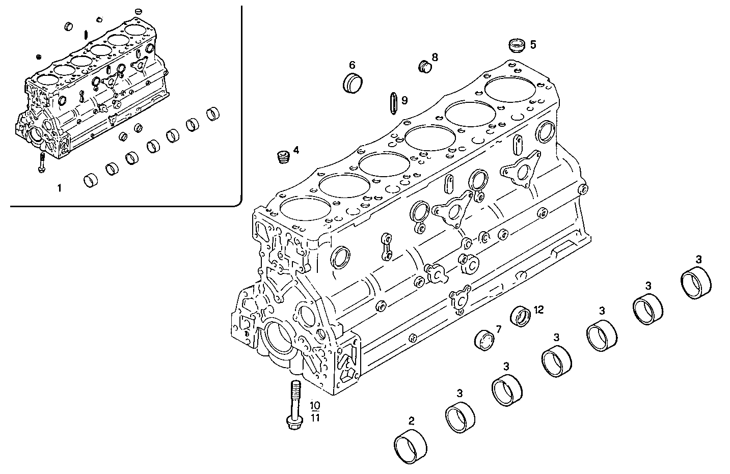 CRANKCASE parts diagram