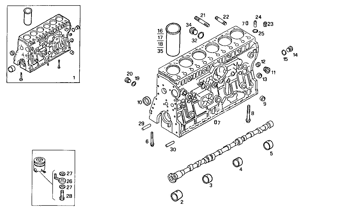 CRANKCASE parts diagram