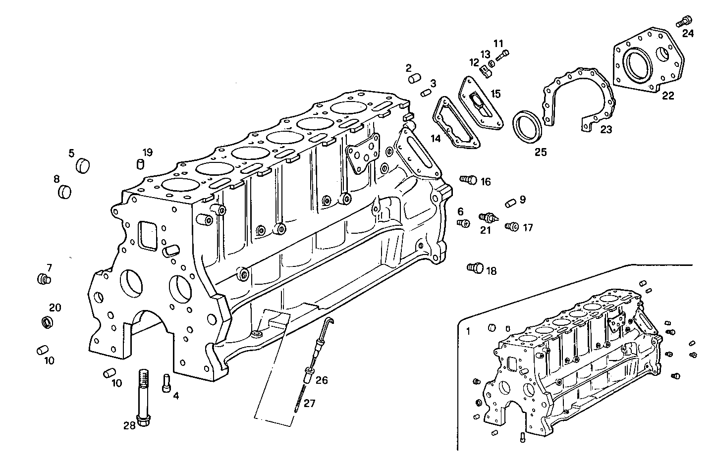 CRANKCASE parts diagram
