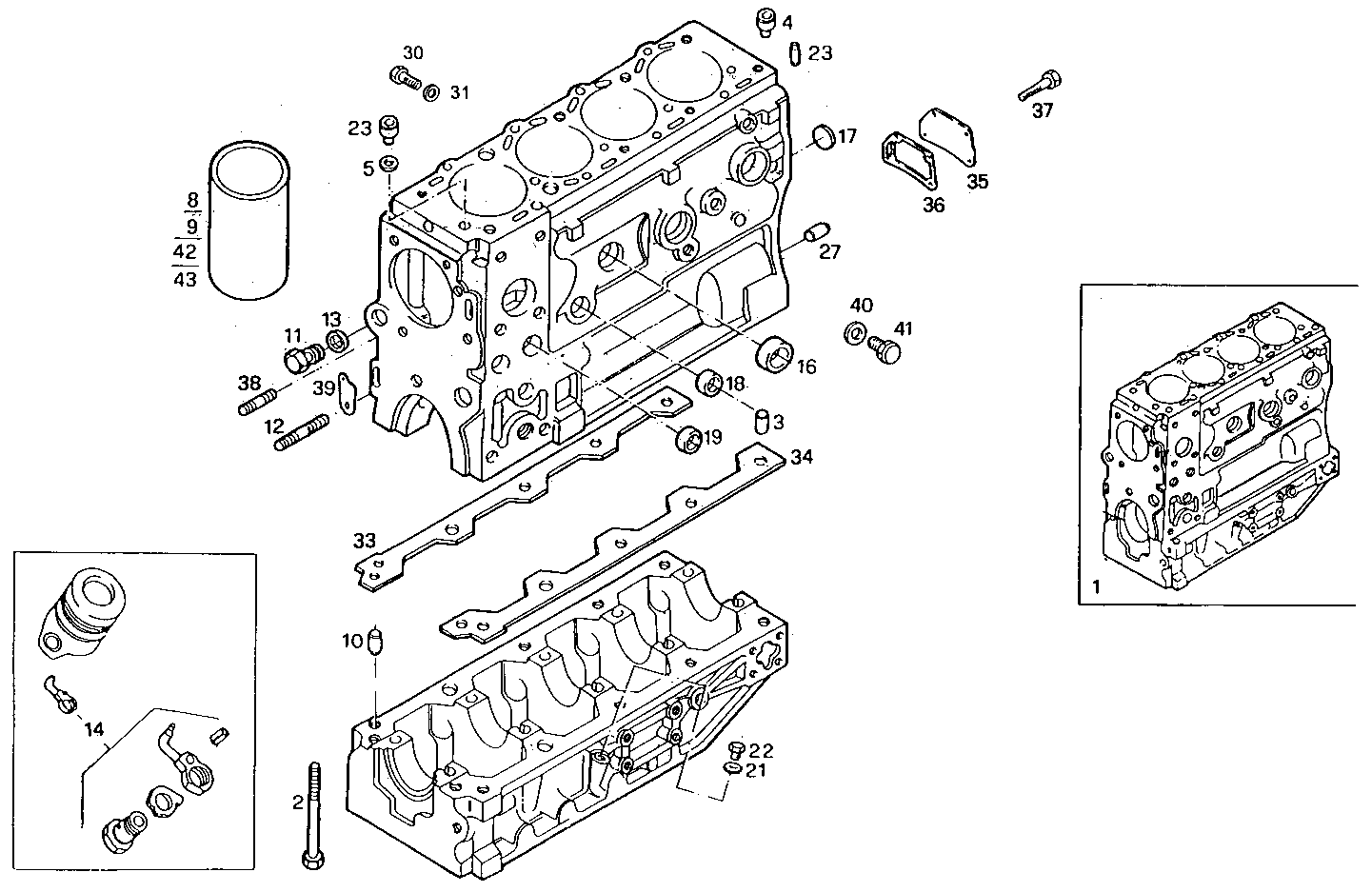 CRANKCASE parts diagram