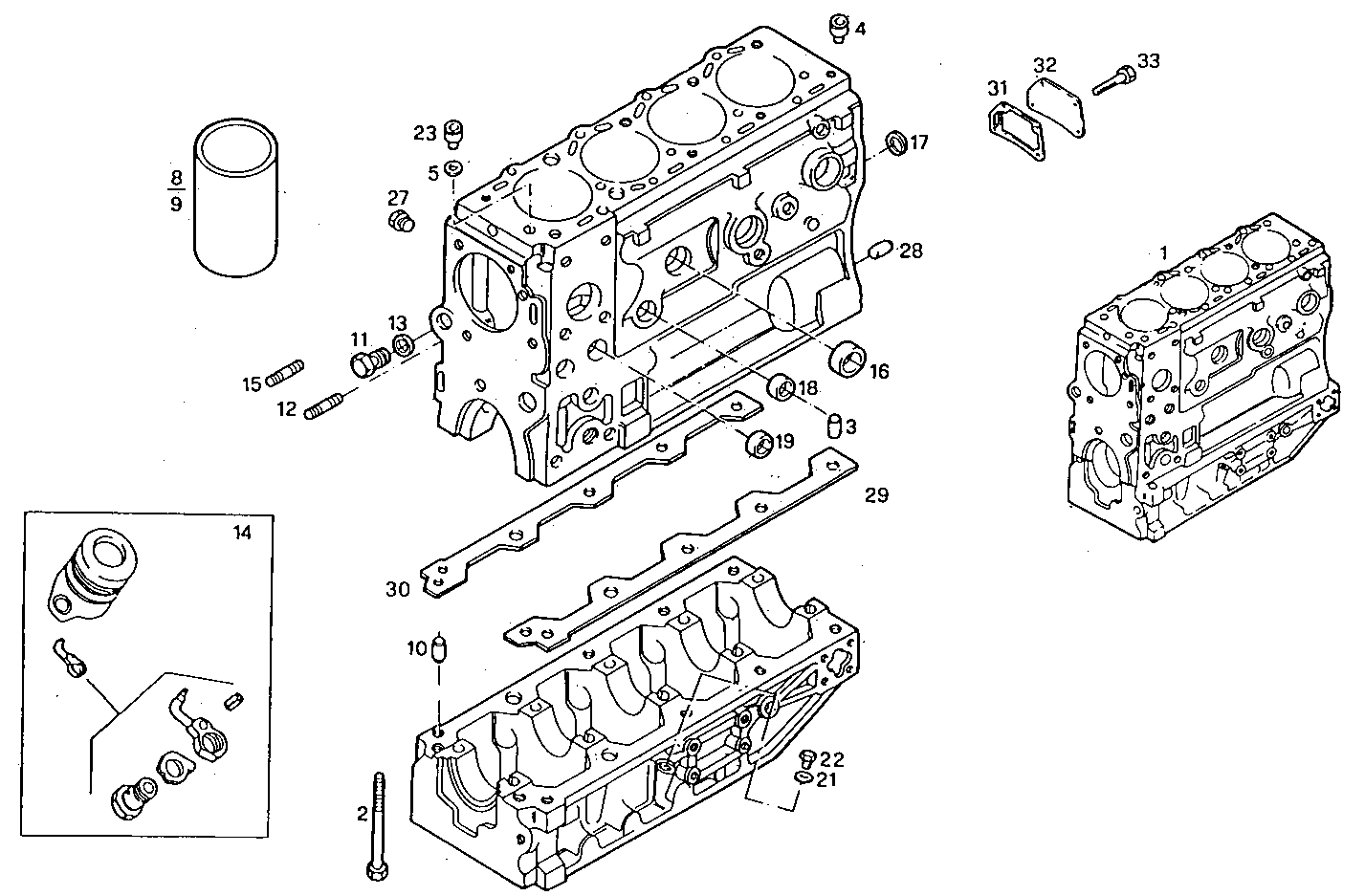 CRANKCASE parts diagram