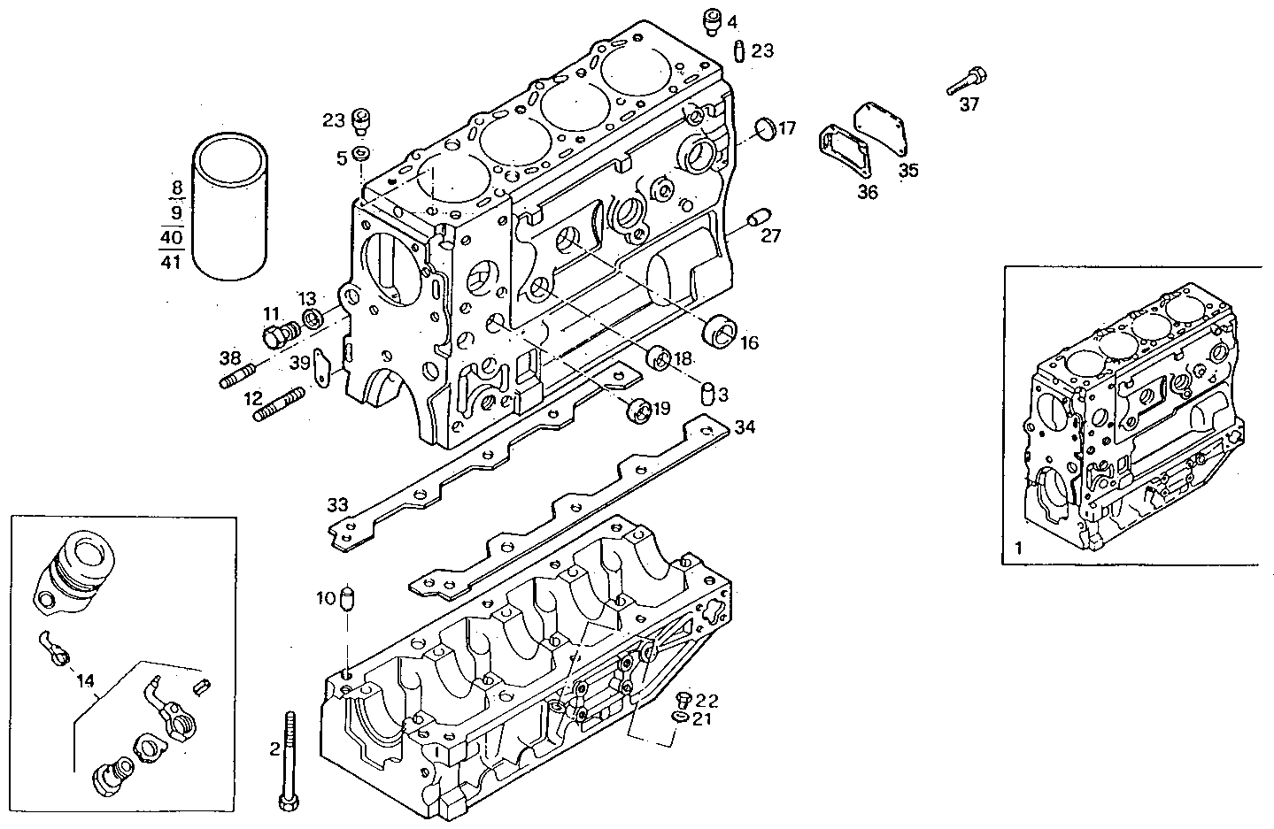 CRANKCASE parts diagram