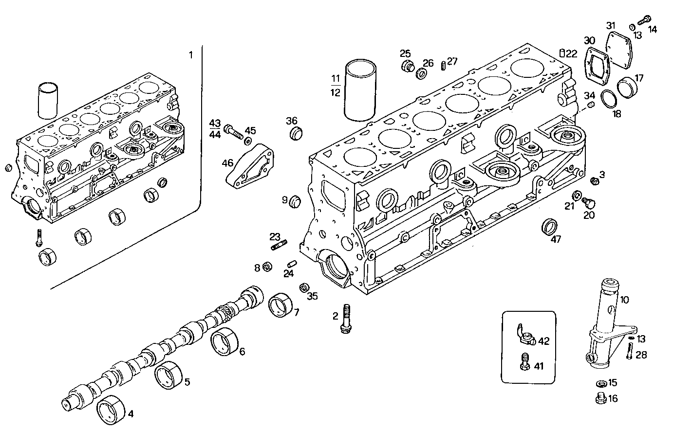 CRANKCASE parts diagram