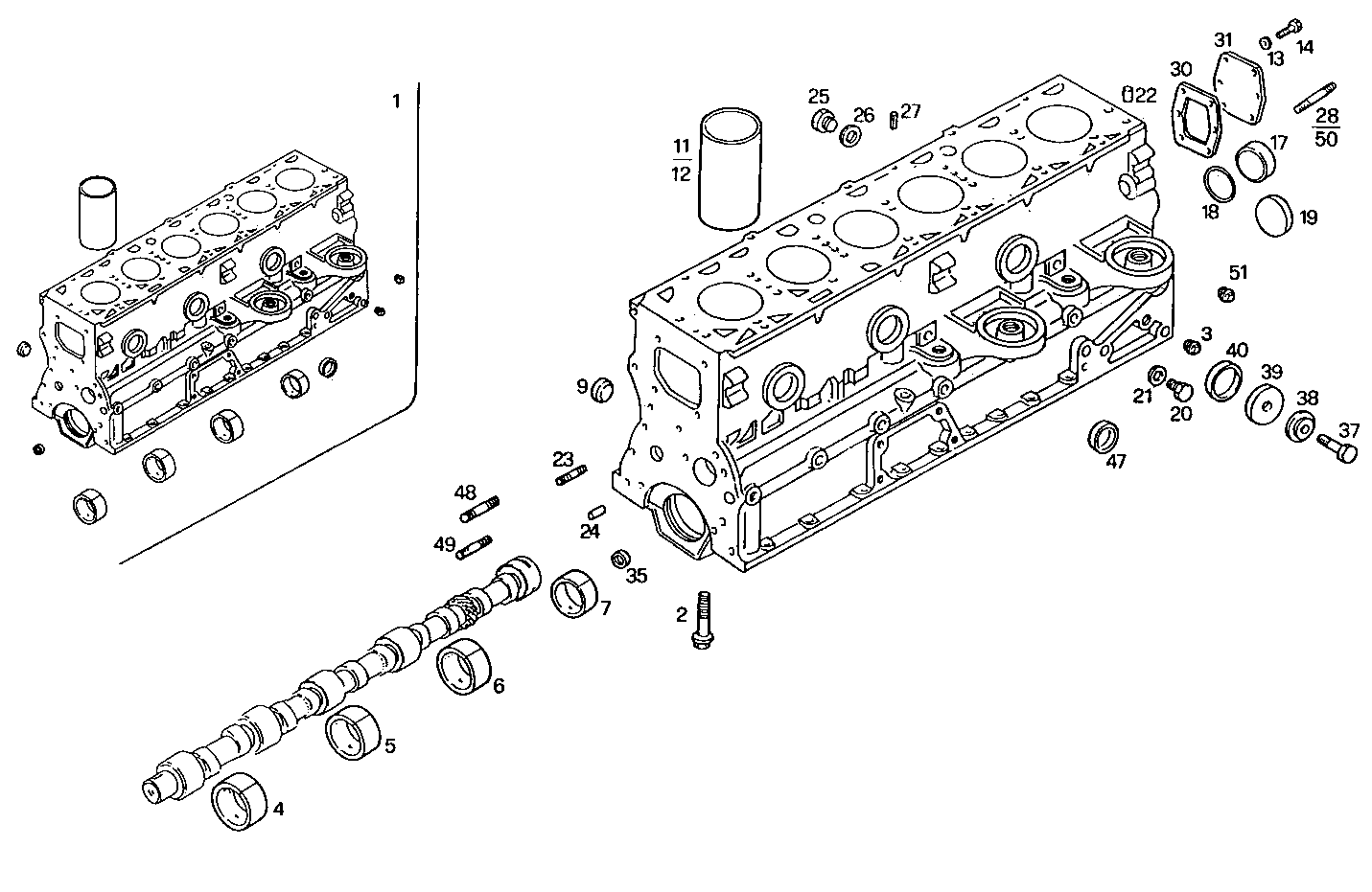 CRANKCASE parts diagram