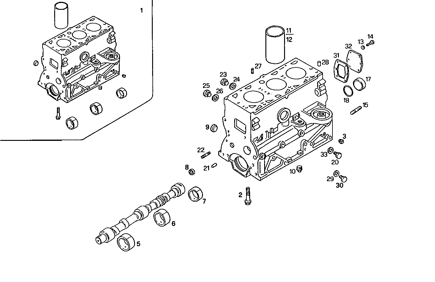 CRANKCASE parts diagram