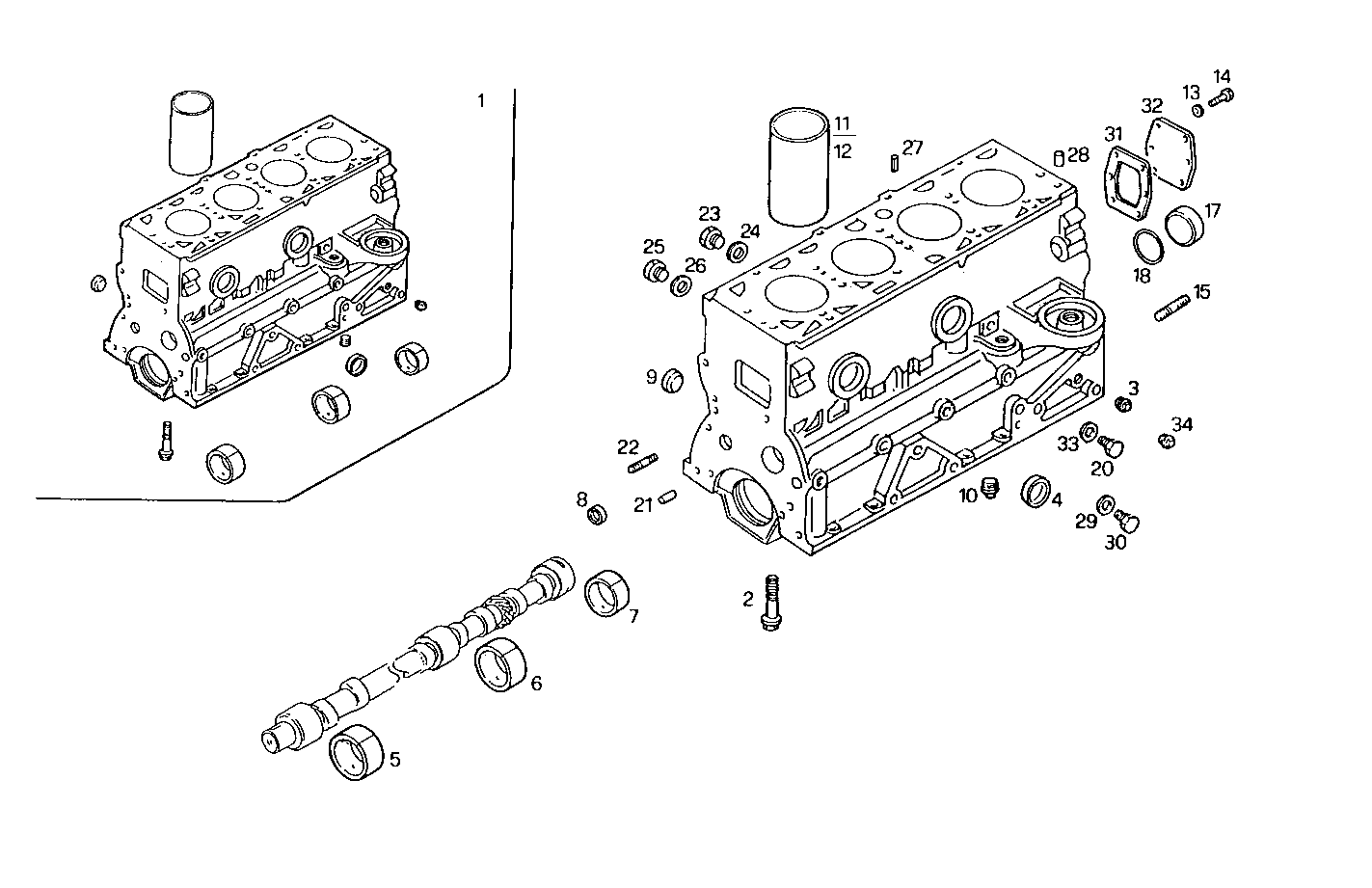 CRANKCASE parts diagram