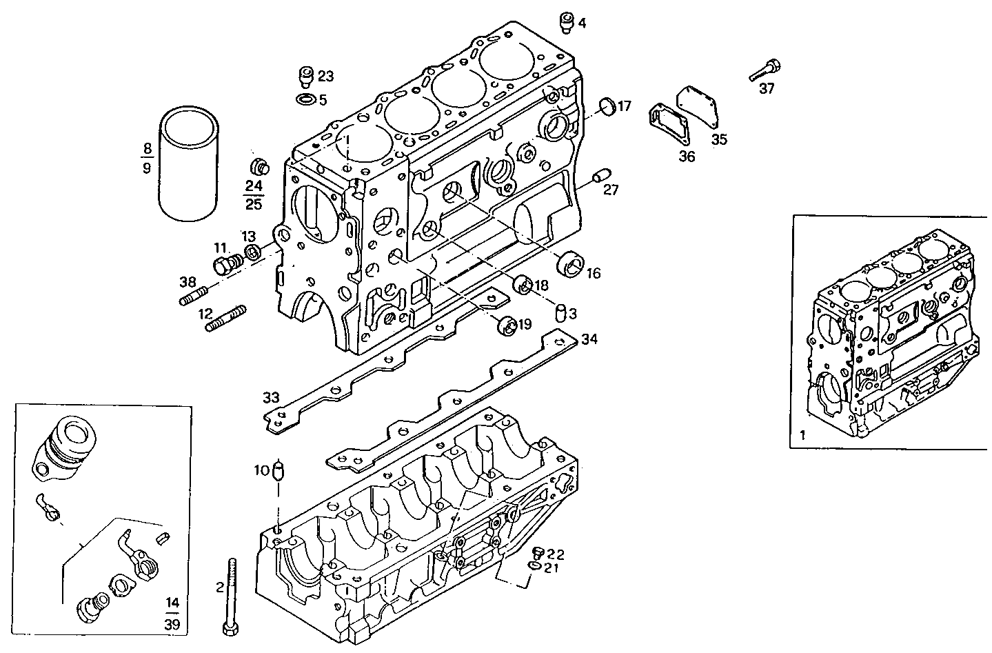 CRANKCASE parts diagram