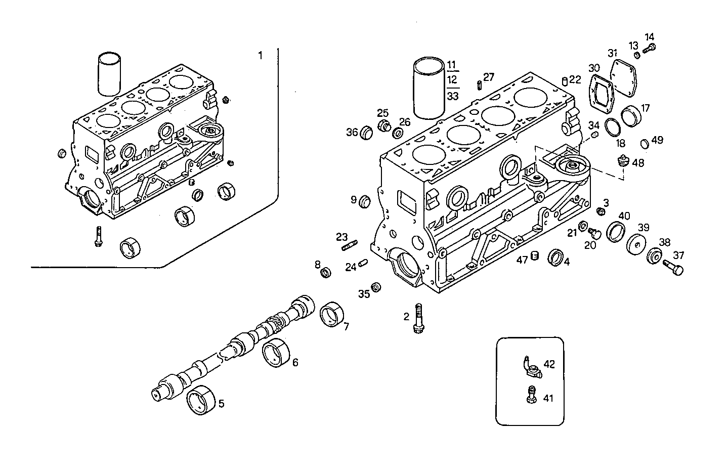 CRANKCASE parts diagram
