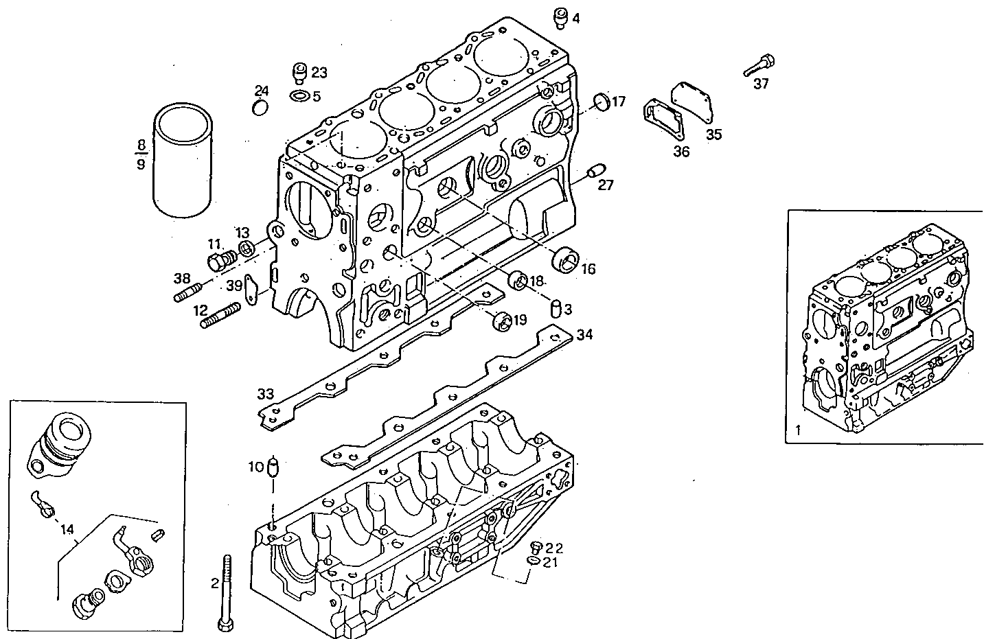CRANKCASE parts diagram