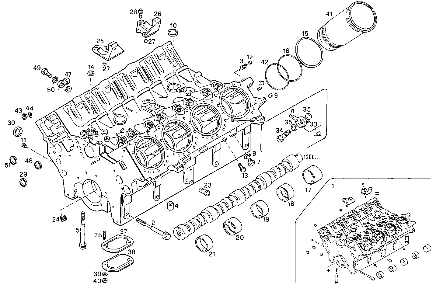 CRANKCASE parts diagram