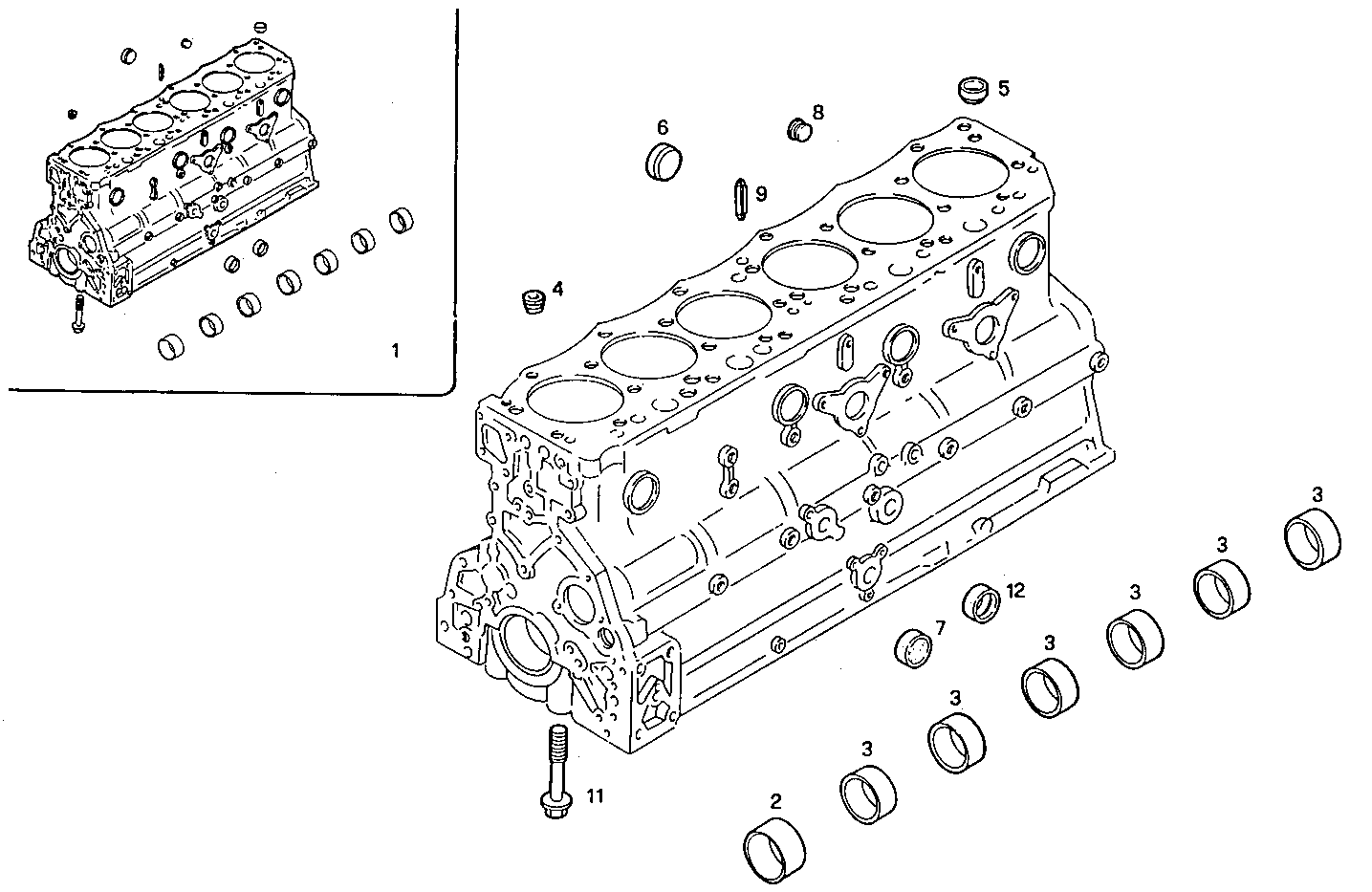CRANKCASE parts diagram