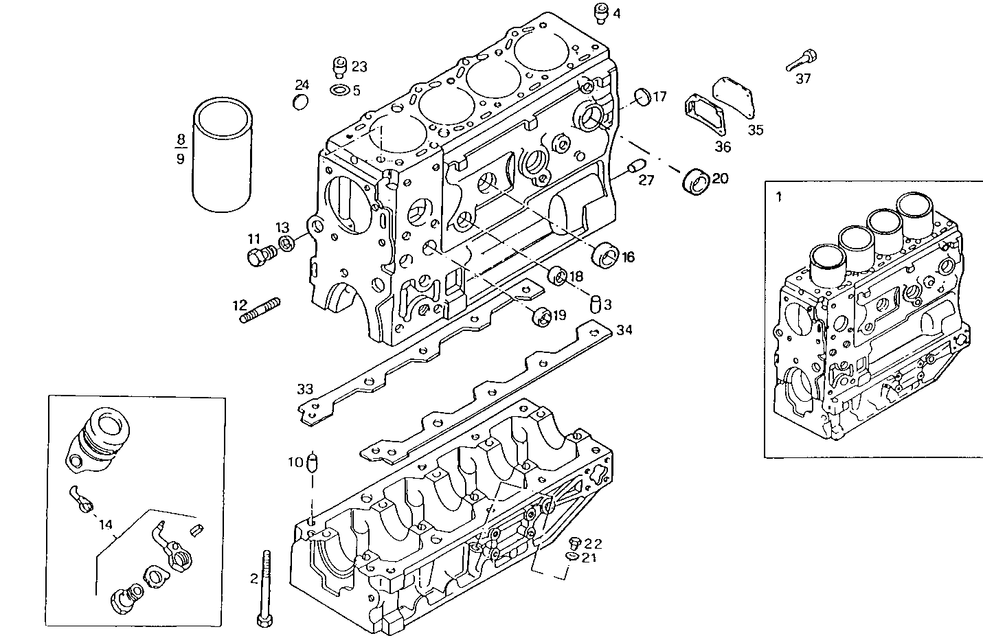 CRANKCASE parts diagram