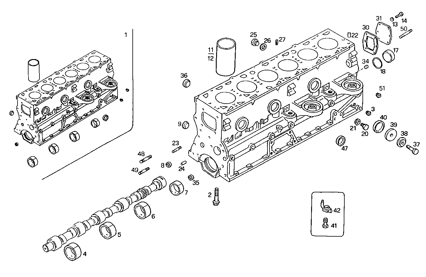 CRANKCASE parts diagram