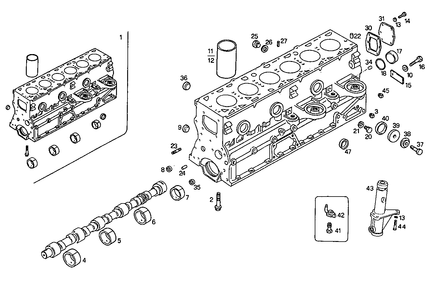 CRANKCASE parts diagram
