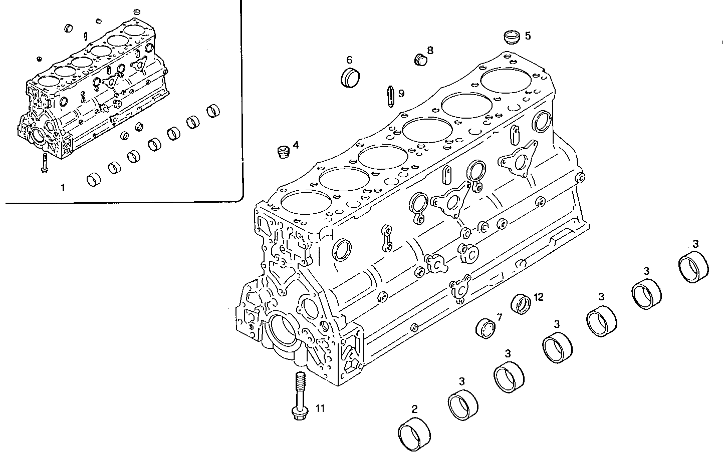 CRANKCASE parts diagram