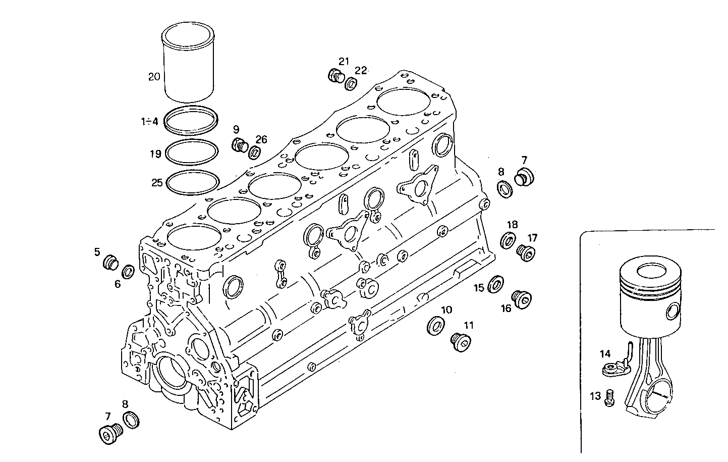 CRANKCASE parts diagram