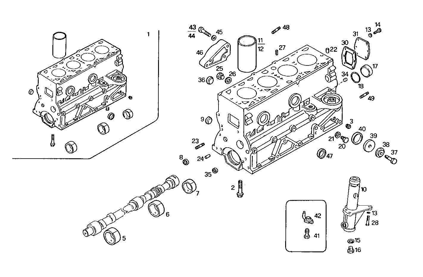 CRANKCASE parts diagram