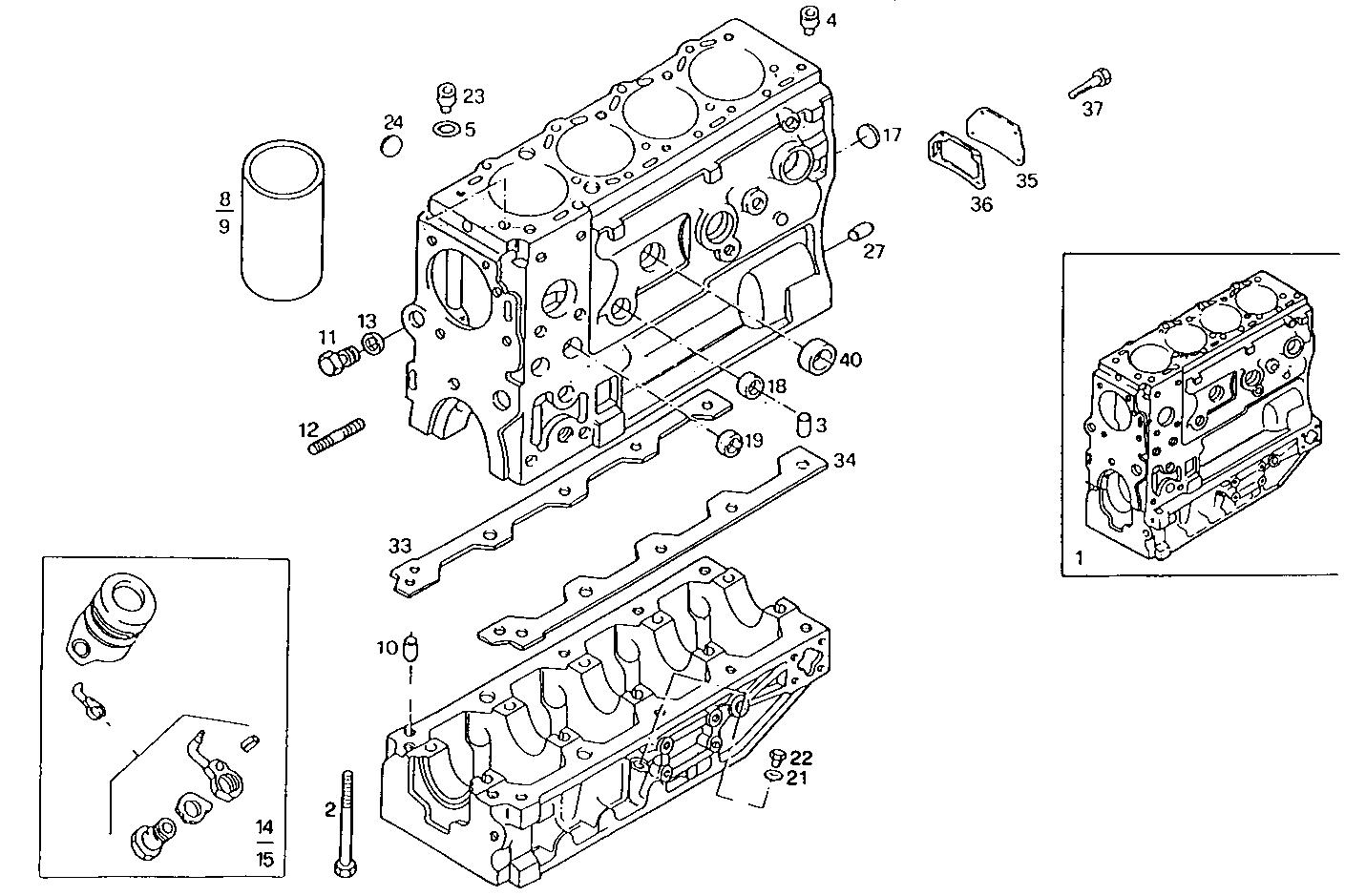 CRANKCASE parts diagram