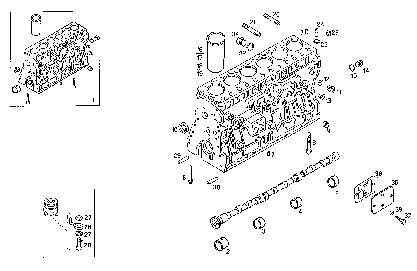 CRANKCASE parts diagram
