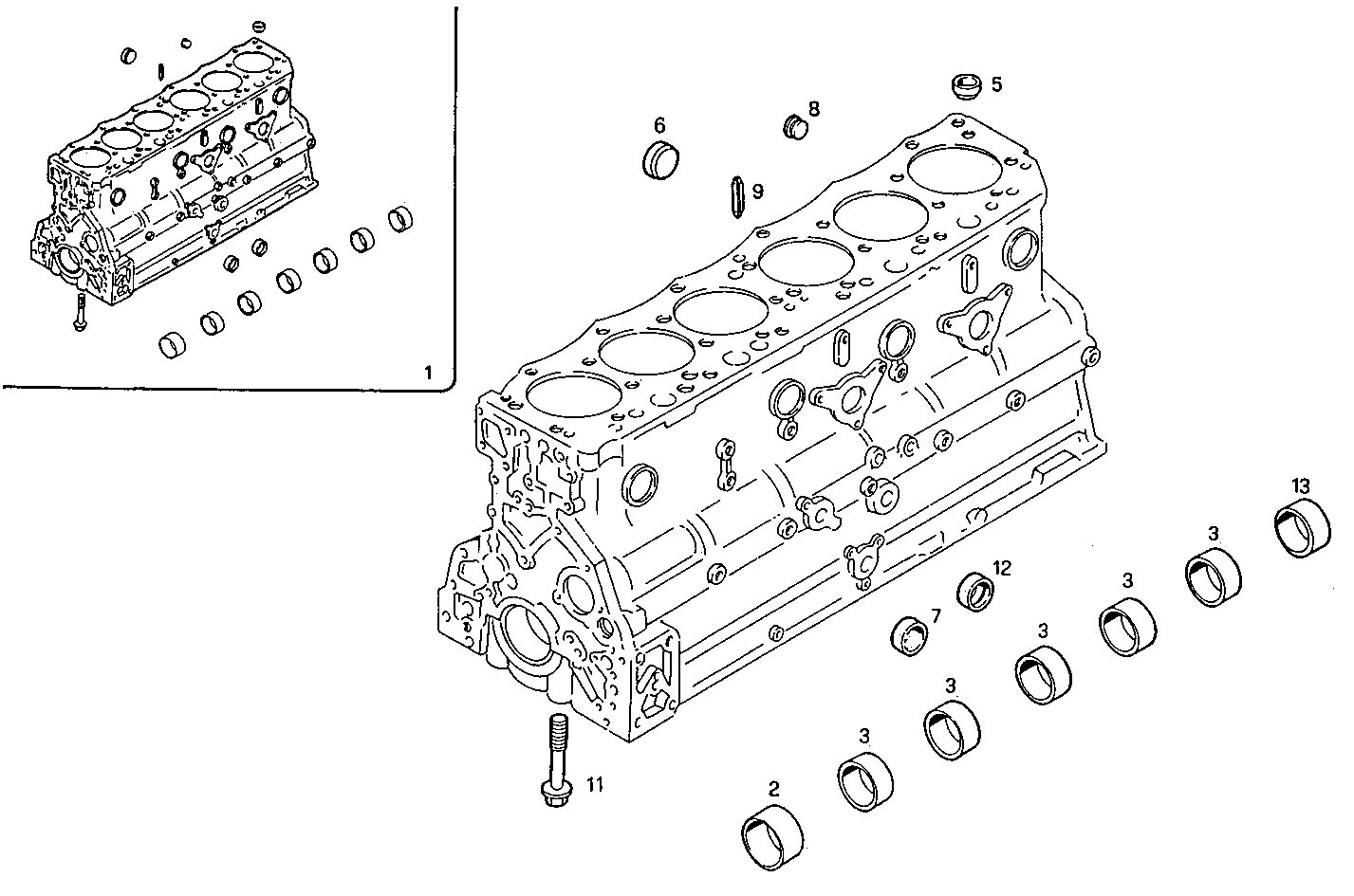 CRANKCASE parts diagram