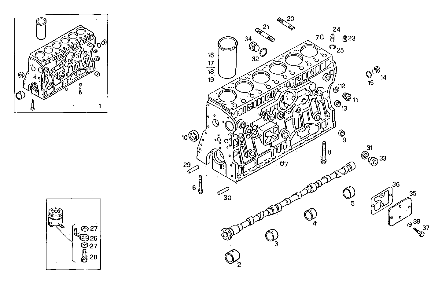 CRANKCASE parts diagram