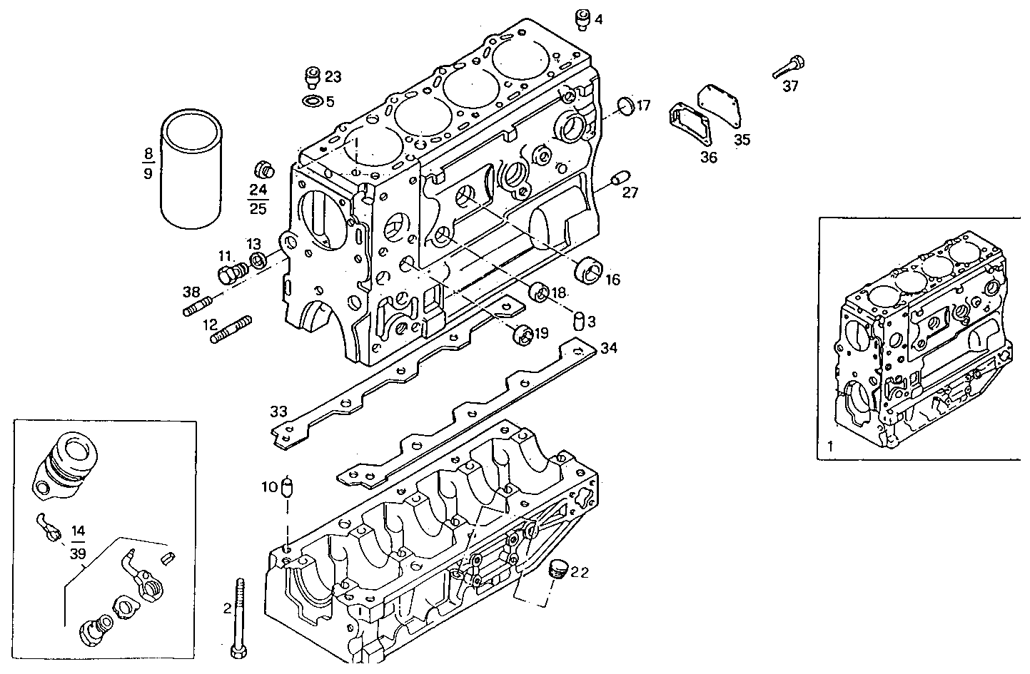 CRANKCASE parts diagram