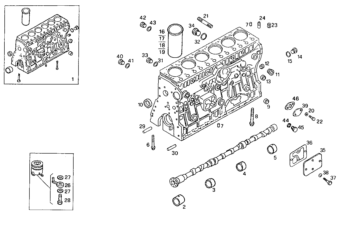 CRANKCASE parts diagram