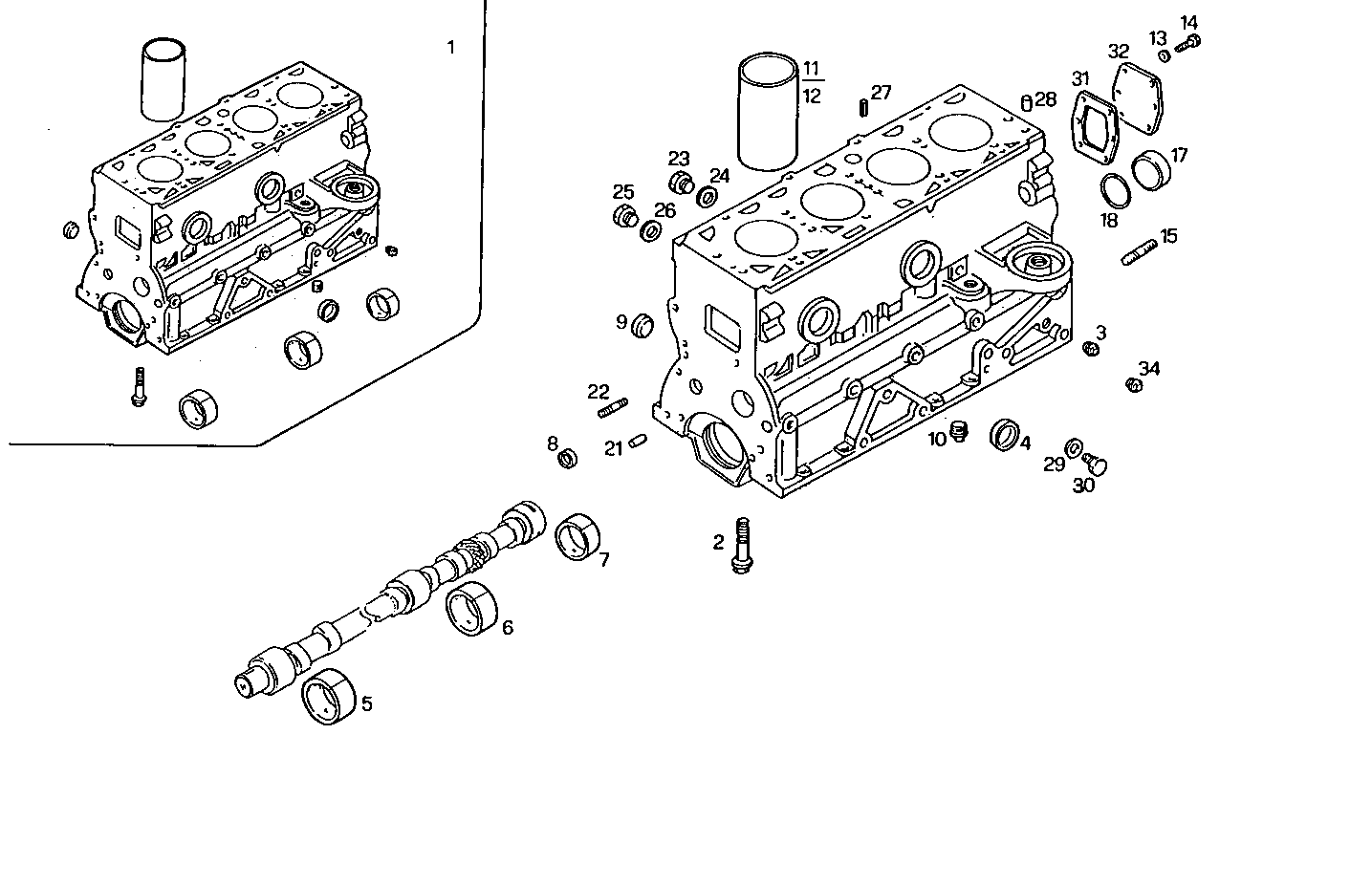 CRANKCASE parts diagram