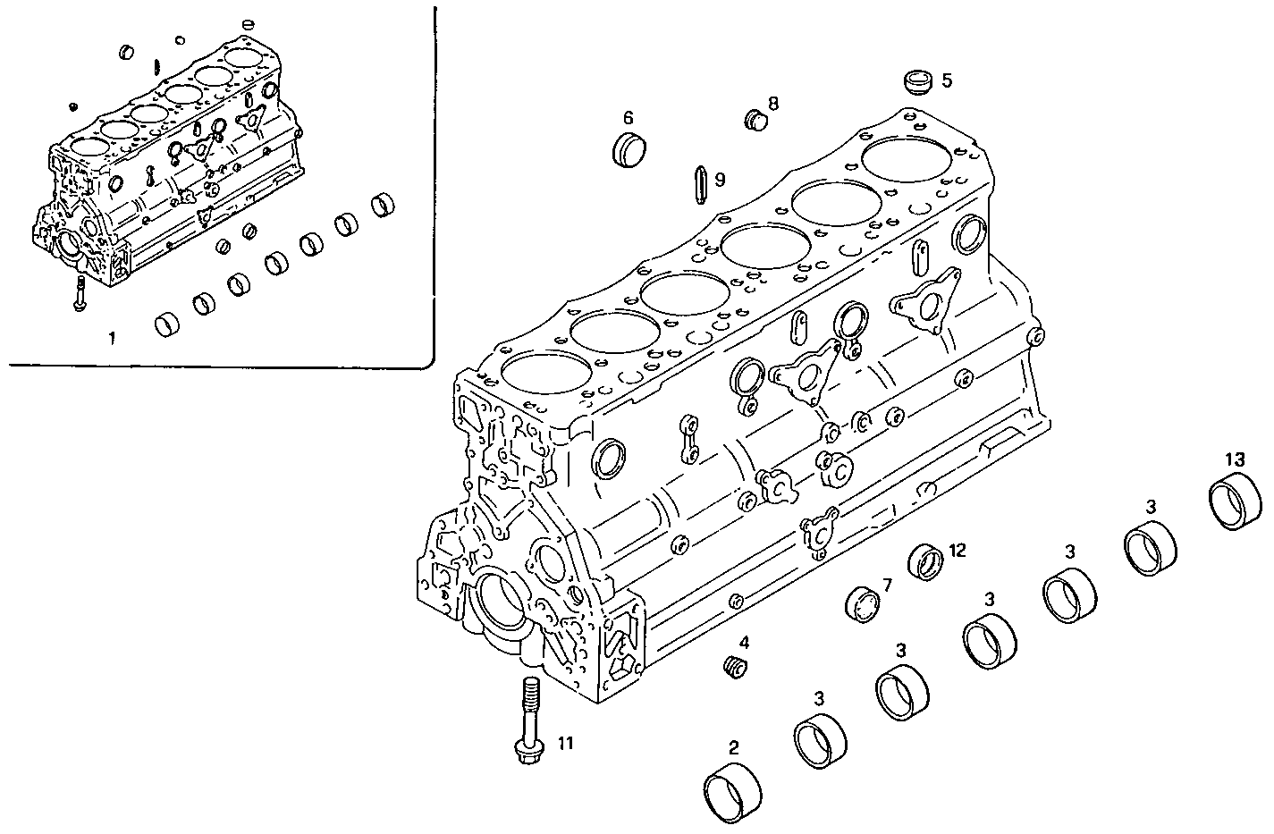 CRANKCASE parts diagram