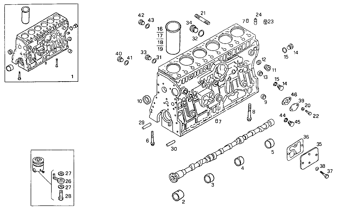 CRANKCASE parts diagram
