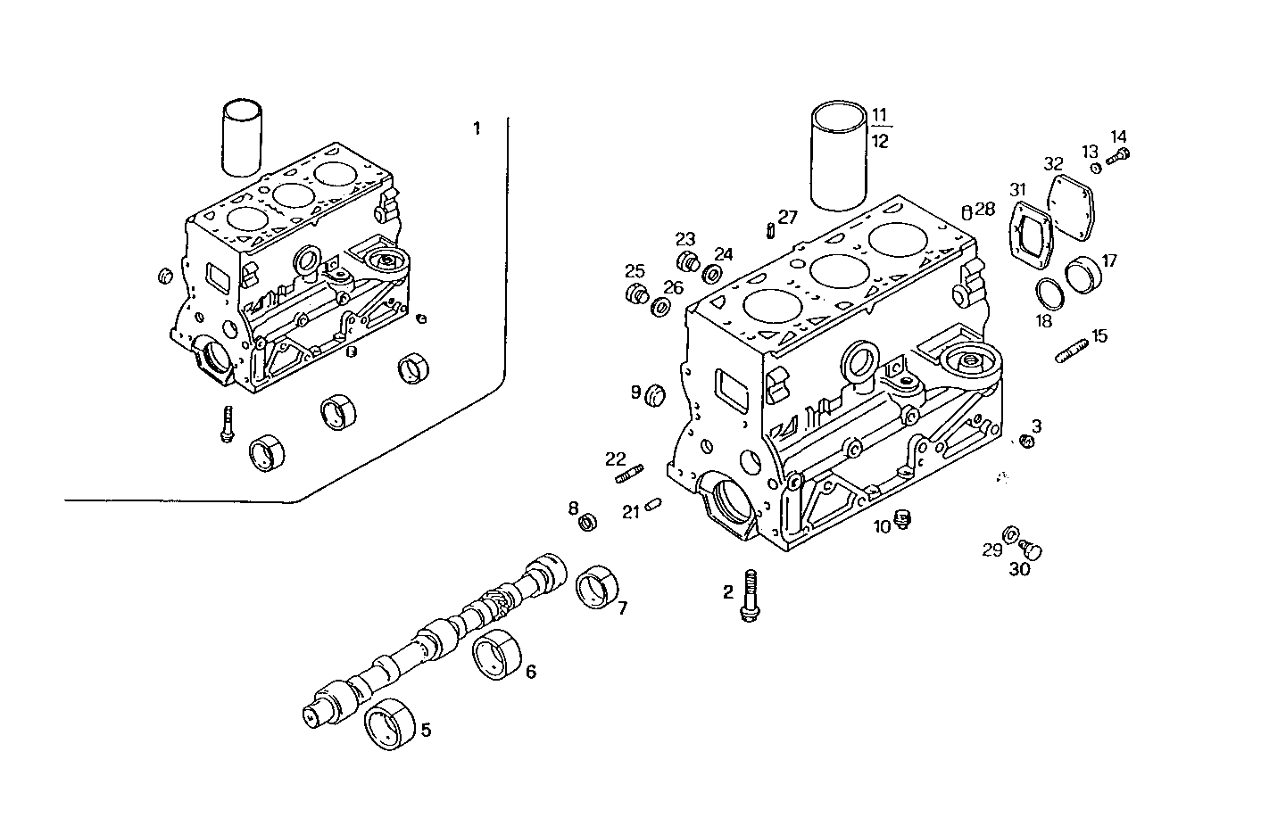 CRANKCASE parts diagram
