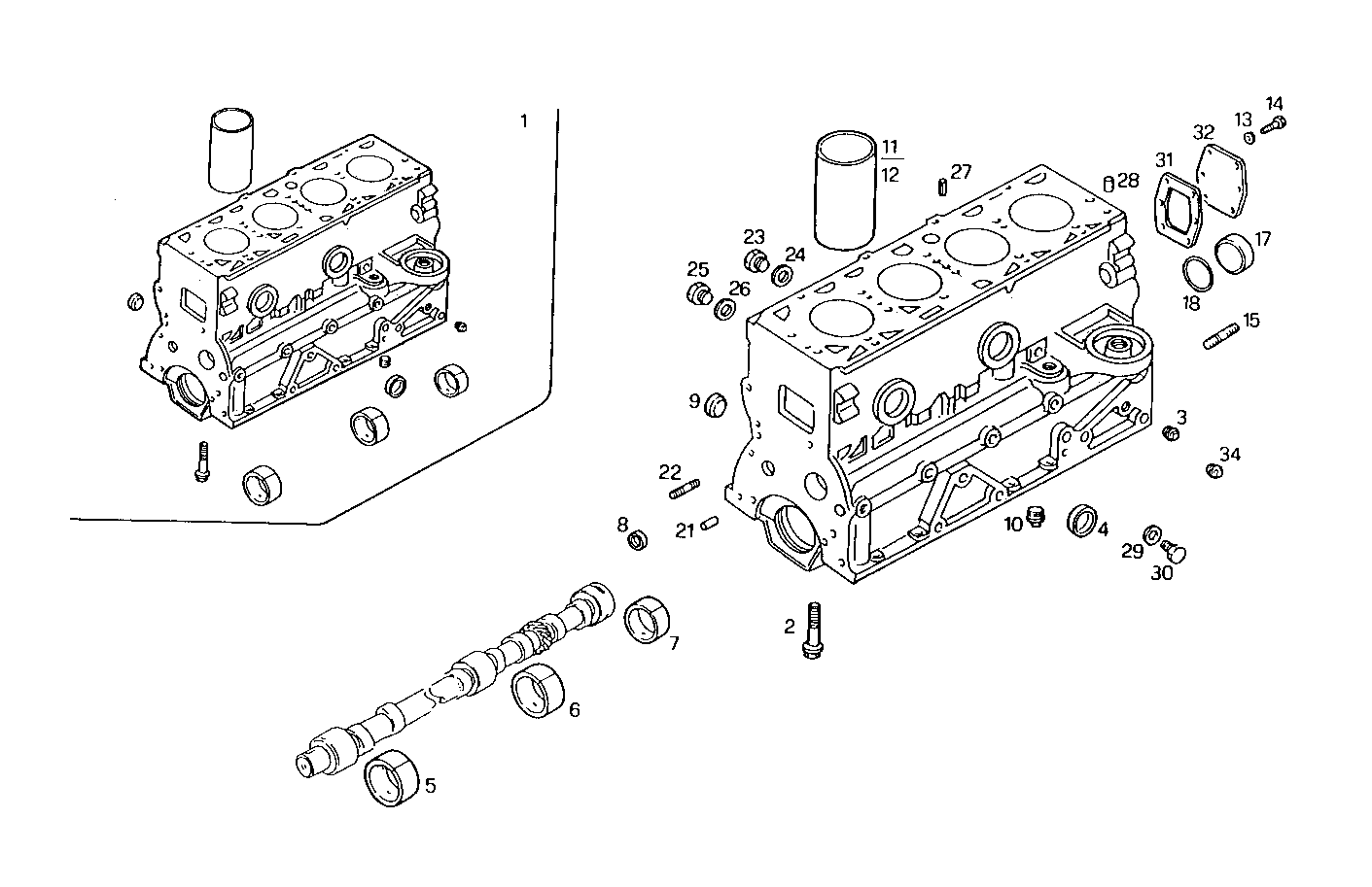 CRANKCASE parts diagram