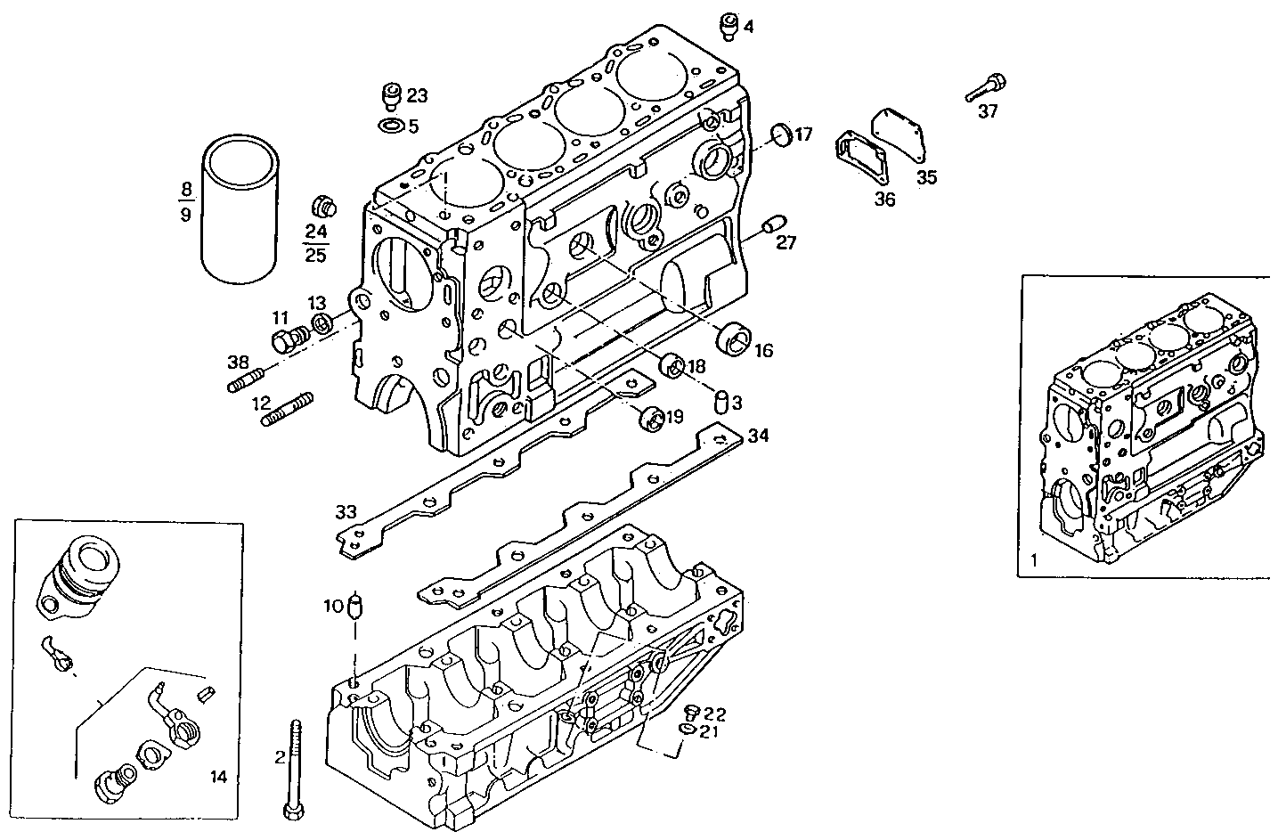 CRANKCASE parts diagram
