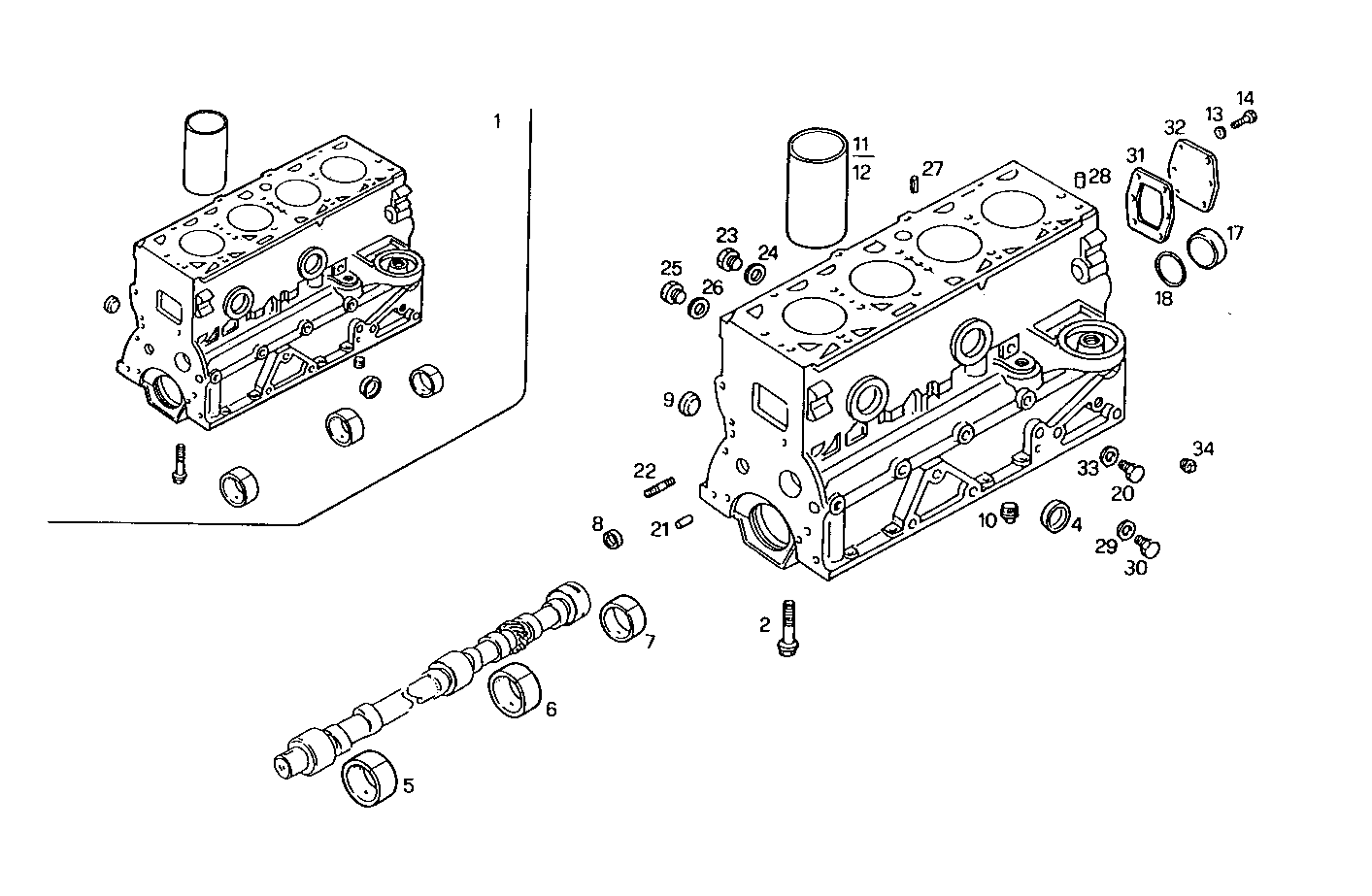 CRANKCASE parts diagram
