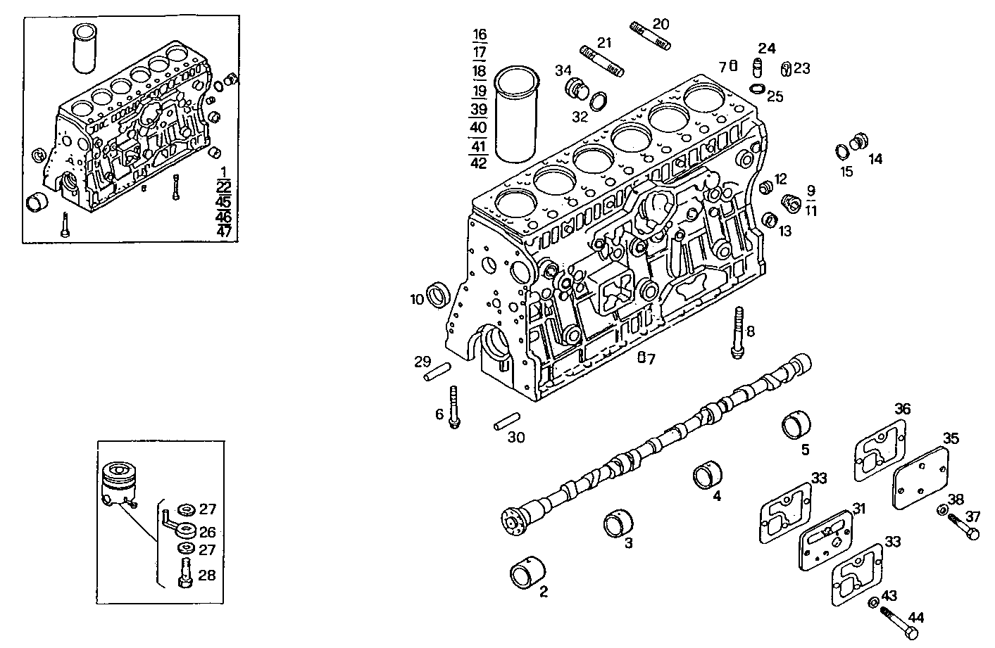 CRANKCASE parts diagram