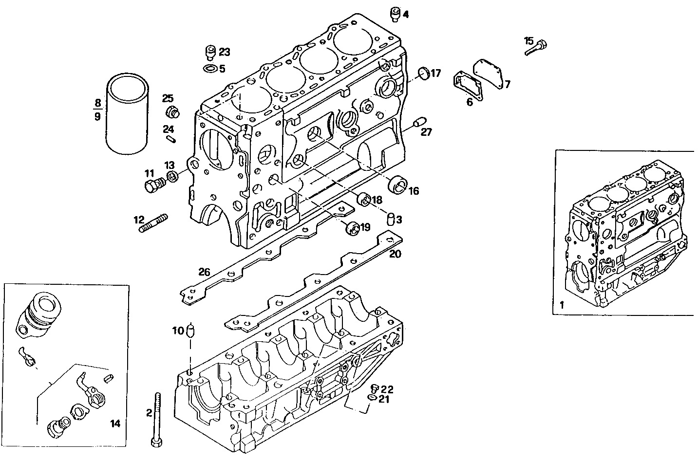 CRANKCASE parts diagram