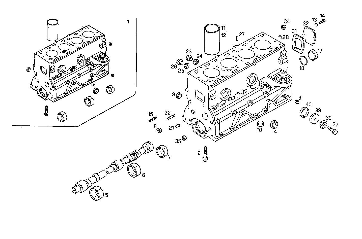 CRANKCASE parts diagram
