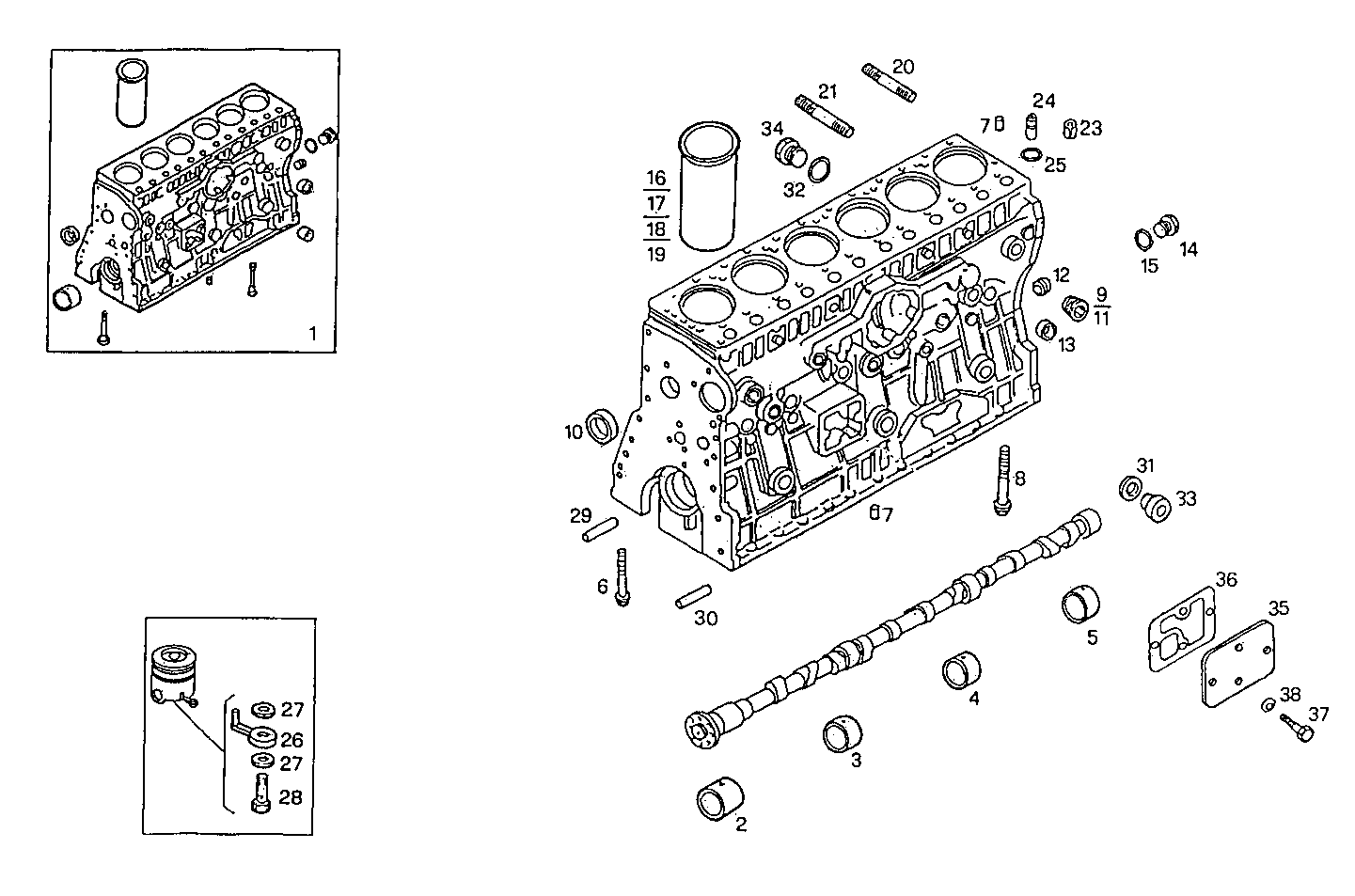 CRANKCASE parts diagram