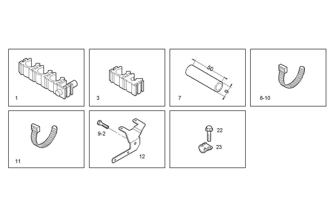 FIXING EQUIPMENT parts diagram