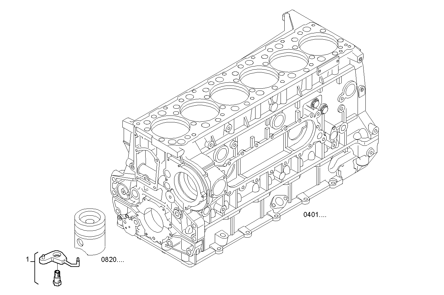 OIL NOZZLE parts diagram