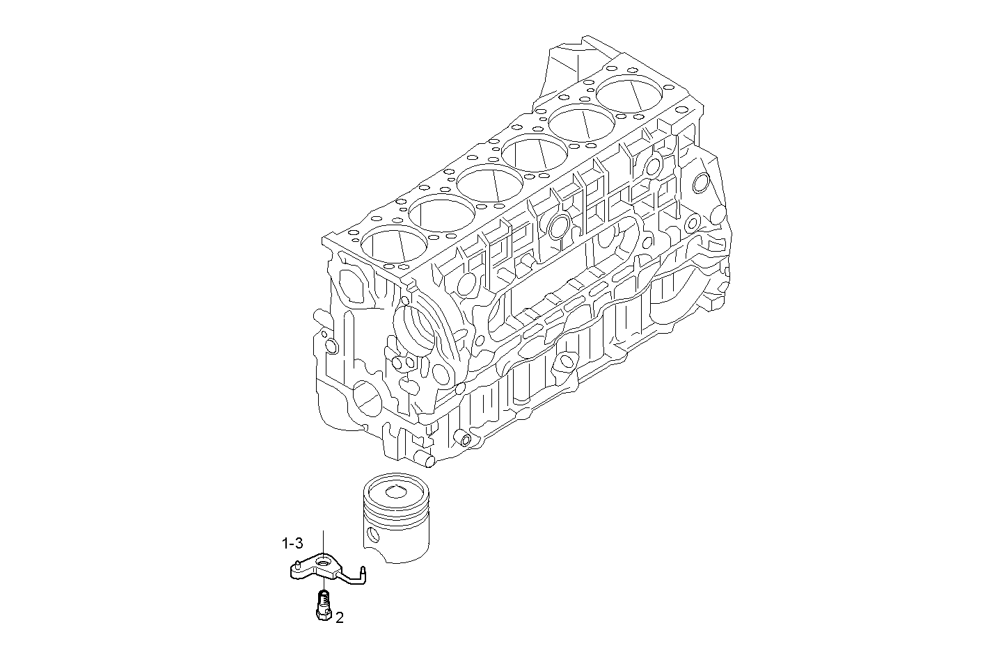 OIL NOZZLE parts diagram